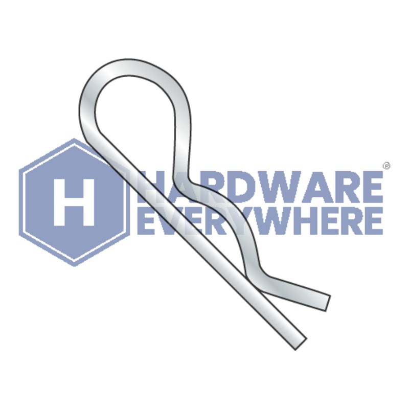 .093 x 2 HITCH PIN CLIPS / Steel / Zinc