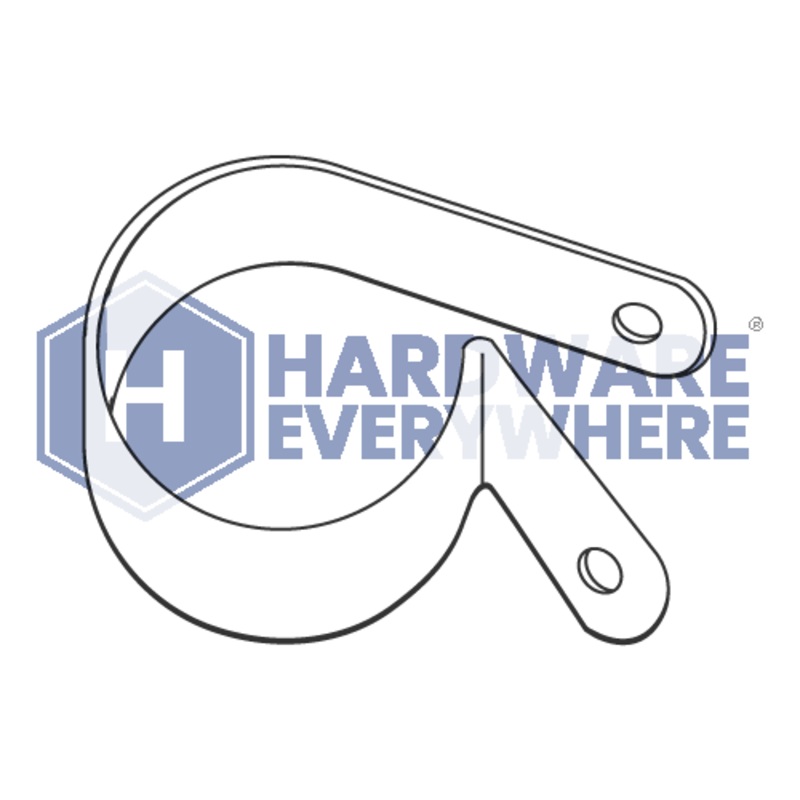 13/16 x .203 NYLON CABLE CLAMPS / Nylon / Natural White