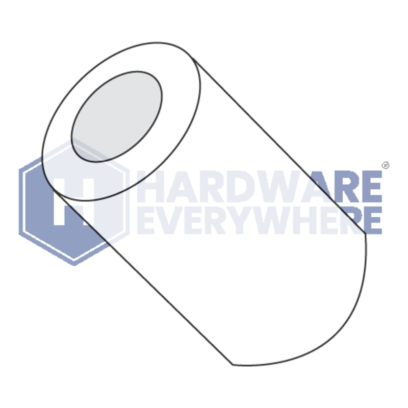 14 x 1 ROUND SPACERS / Nylon / Natural White