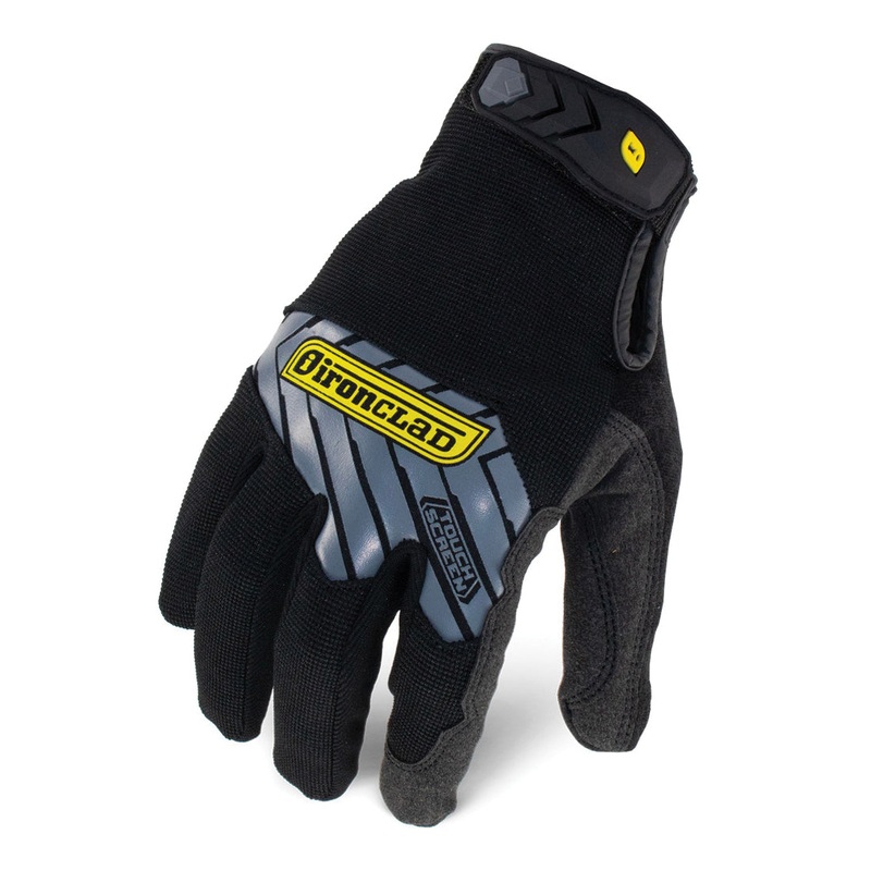 Ironclad COMMAND PRO IEX-MPG-04-L Touchscreen Work Gloves, Men, L, Black Glove