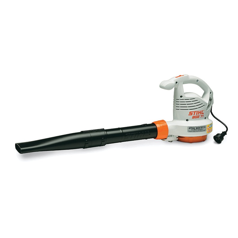 STIHL BGE71 Electric Blower, 285 cfm, 120 V, 1100 W