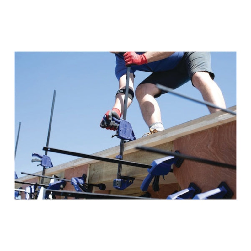 IRWIN QUICK-GRIP 1964715 Heavy-Duty Bar Clamp/Spreader, 9-1/4 to 44-7/8 in Clamping, 3-5/8 in D Throat