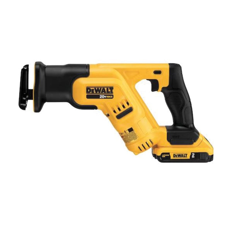 STANLEY DCS387D1 Compact Cordless Reciprocating Saw Kit, Tool/Kit: Kit, 1-1/8 in L Stroke, 20 V, Lithium-Ion Battery