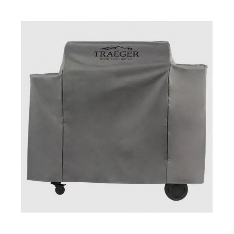 TRAEGER BAC513 Full Length Grill Cover, 54 in L, Hydrotuff, Gray, For Use With: Ironwood 885 Grills