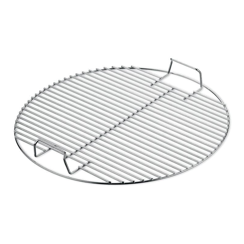 Weber 7432 Cooking Grate, 17-1/2 in W, 17-1/2 in D, Steel, Nickel-Plated