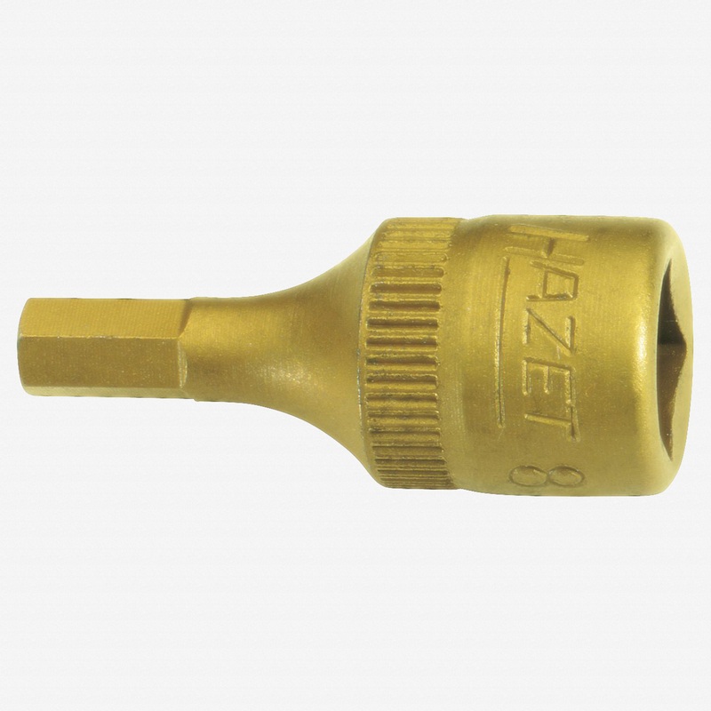 Hazet 8501-3 3mm Hex Titanium-Nitride 1/4" Socket