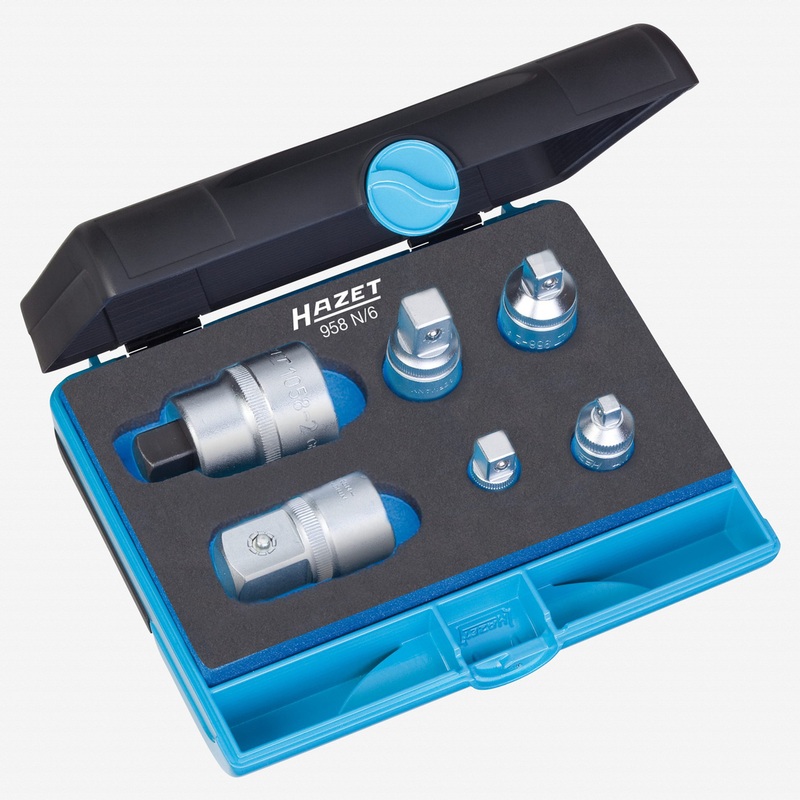 Hazet 958N/6 6 Pc Socket Adapter Set