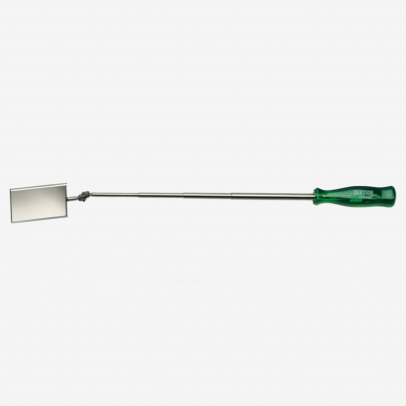 Heyco Telescopic Inspection Mirror with Acetate Handle, Rectangular