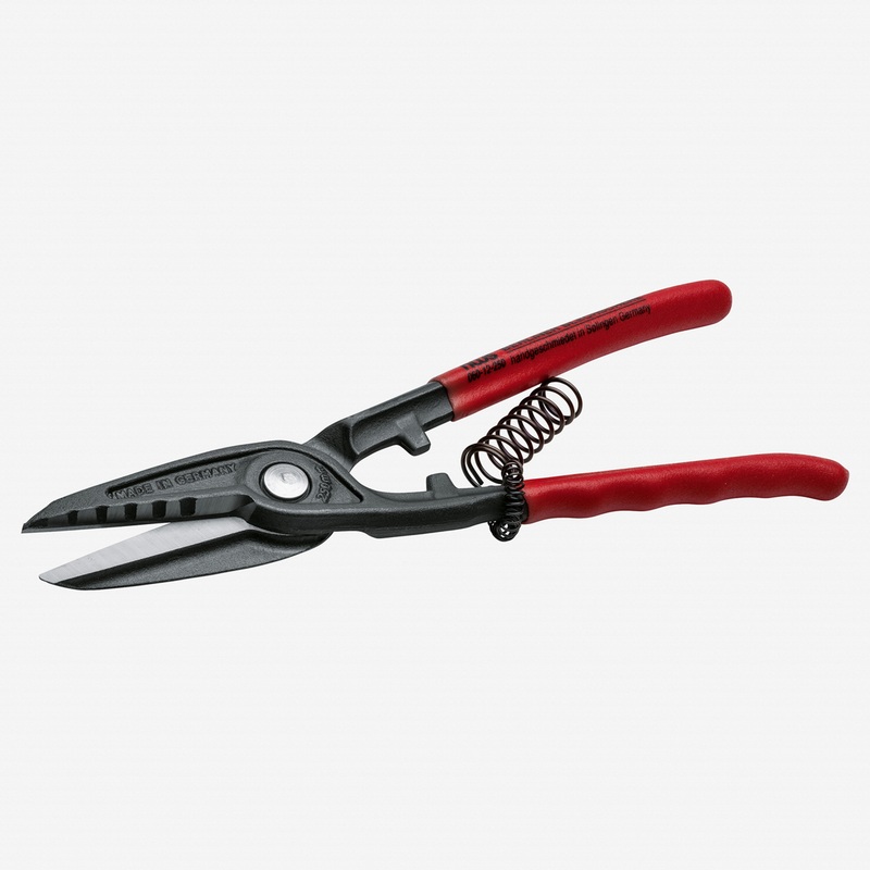 NWS 10" Berlin Pattern Tin Snips - Atramentized - Plastic Grip
