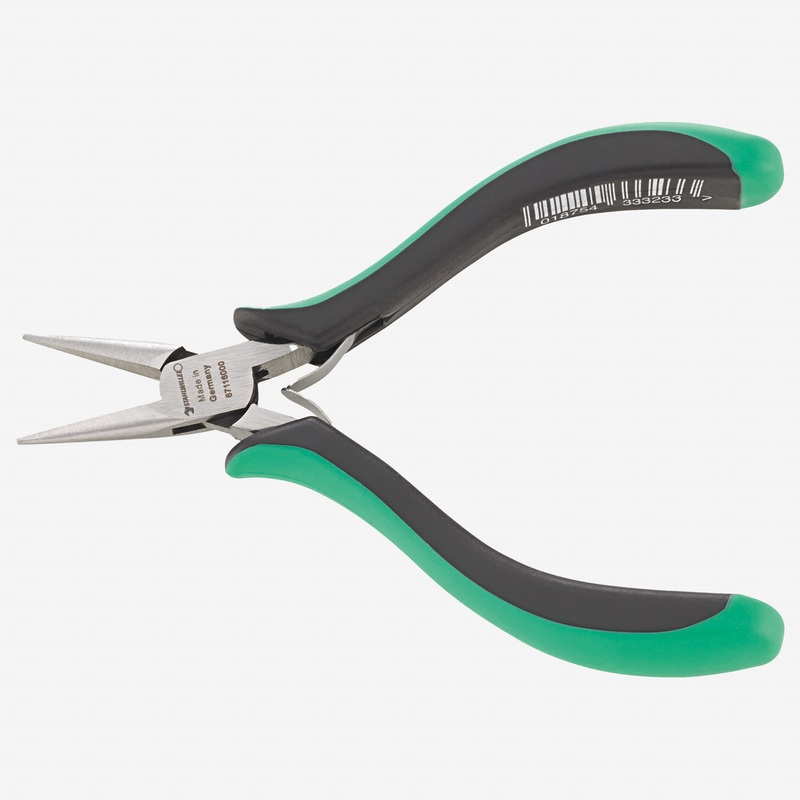 Stahlwille 6711 Electronic Flat-Nose, Round Pliers, 130 mm