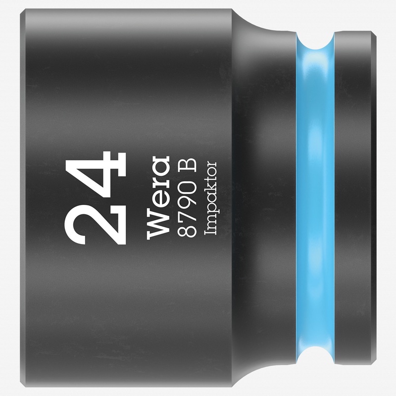 Wera 005513 8790 B 24.0 mm Impaktor Socket, 3/8" Drive, 6 Point