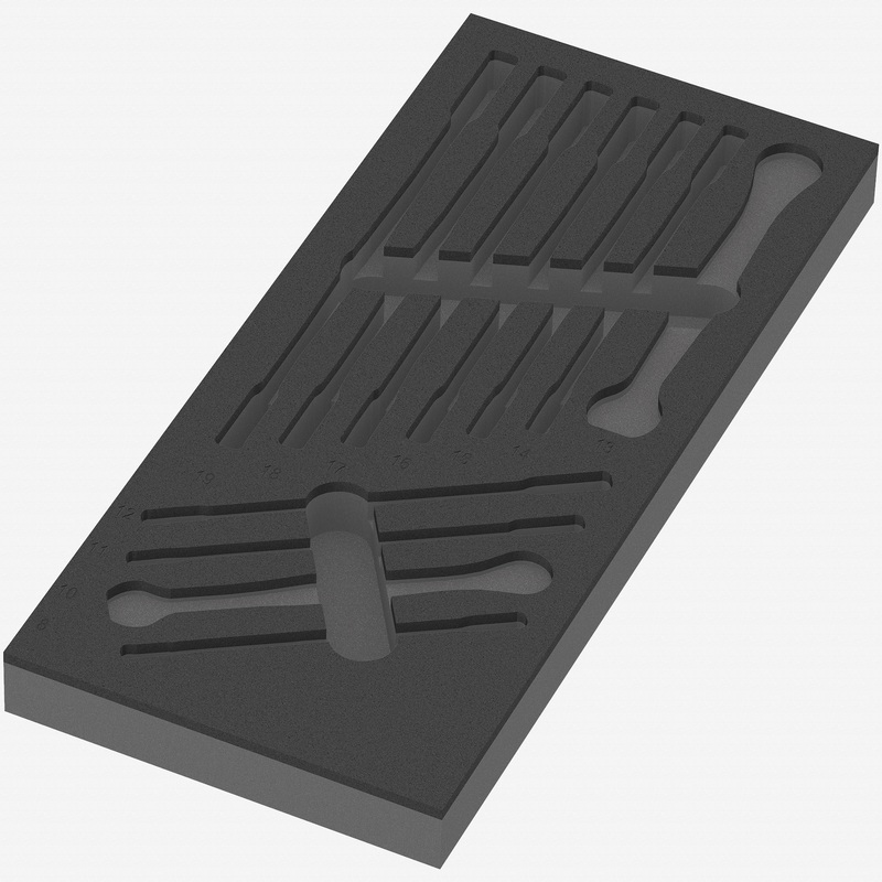 Wera 137330 Foam Insert 6000 Joker Set 1, Empty