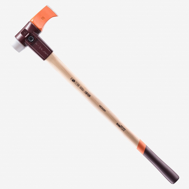 Halder Simplex Splitting Maul with Superplastic Hammer Face and Steel BladeCast Iron Housing, 2.36" / 144.62 oz.