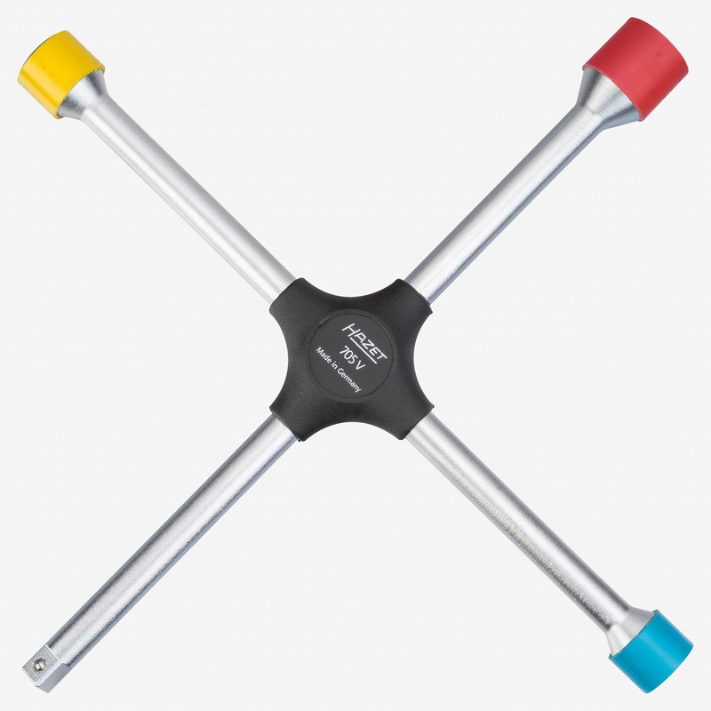 Hazet 705V Four-way rim wrench 17 x 19 x 21mm x 1/2" square