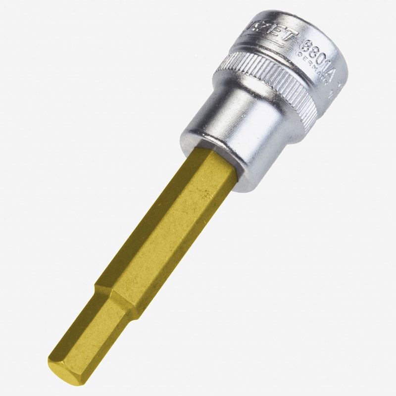 Hazet 8801A-1/4 1/4" Hex Titanium-Nitride Bit Socket 3/8"
