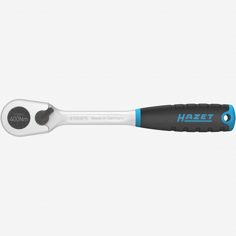 Hazet 916HPK Fine Tooth 1/2" Drive Reversible Ratchet, Short