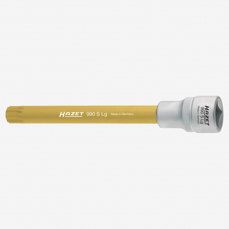 Hazet 990SLG-10 M10 XZN Titanium-Nitride Socket 1/2" - Extra Long