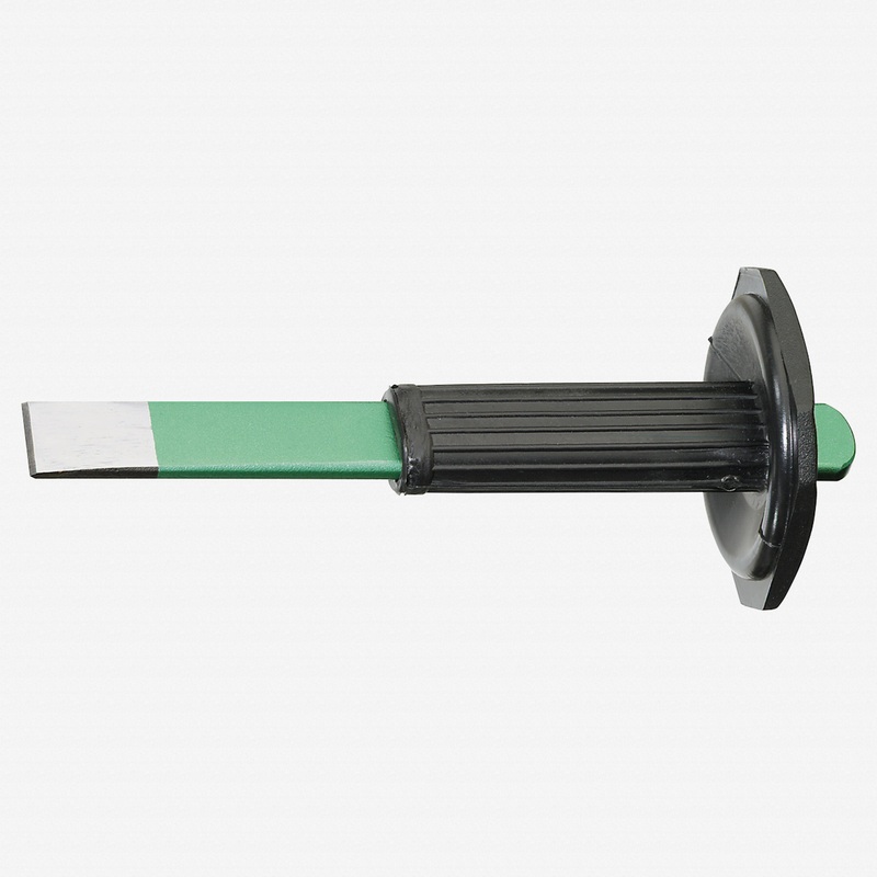 Heyco Jointing Chisel with Hand Guard, Non-spreading Safety Head, Flat, 230mm