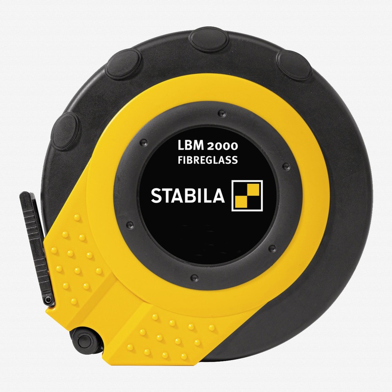 Stabila LBM2000 Steel Close Cased Tape, Imperial Scale, 66ft