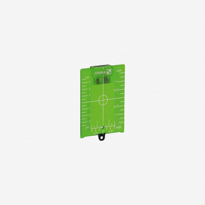 Stabila Magnetic Ceiling Target Plate, Green