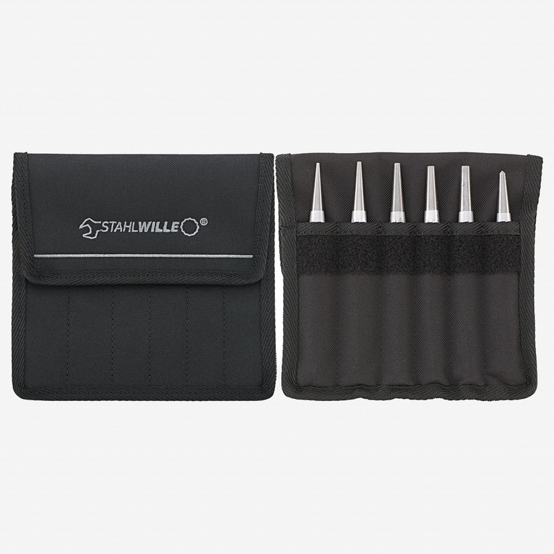 Stahlwille 104-105/6T Drift and Center Punch Set, 6 Pieces