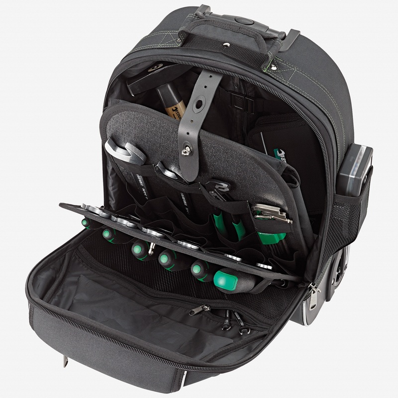Stahlwille 13215/105 MultiUse Rolling Backpack Tool Set, 106 Pieces