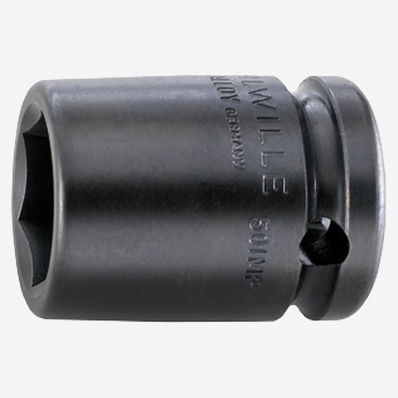 Stahlwille 50IMP 1/2" Socket, 1/2" Drive, 6 Point, 19 mm