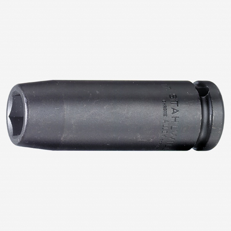 Stahlwille 51IMP Extra Deep Impact Socket, 1/2" Drive, 24 mm