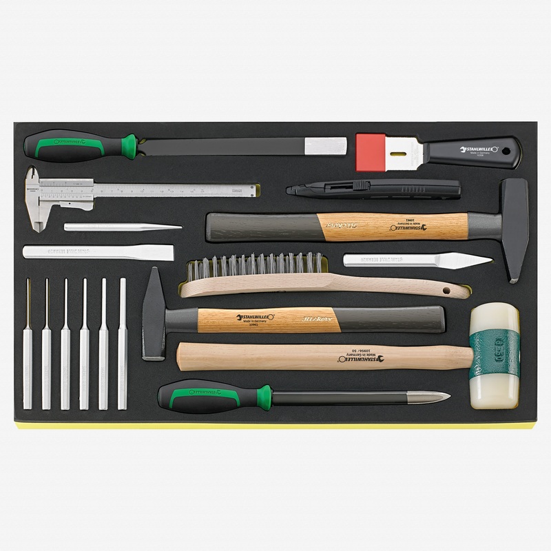 Stahlwille TCS 102-108/10956/10960/18 Hammer, chisels etc. in TCS inlay