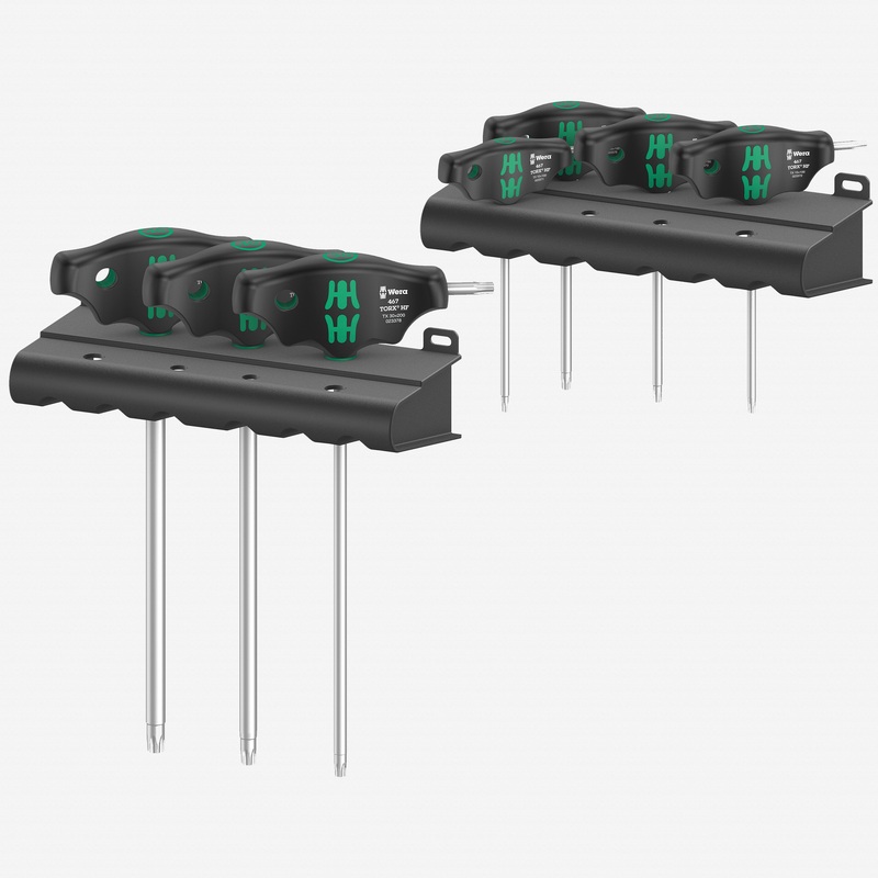 Wera 023452 Torx T-handle Set with Holding Function, 7 Pieces