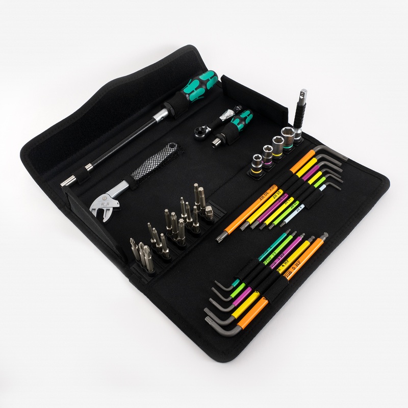 Wera 134013 Kraftform Kompakt F 1 Tool Set for Window Installation, 35 Pieces