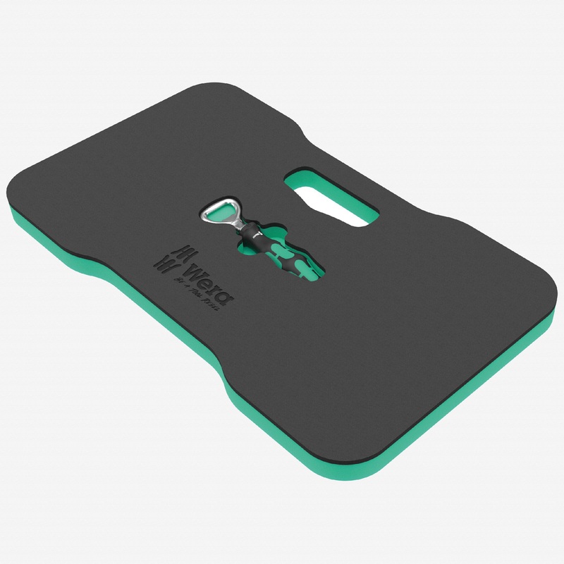 Wera 134545 Kneeling Pad + Bottle Opener, 2 Pieces, Limited Edition