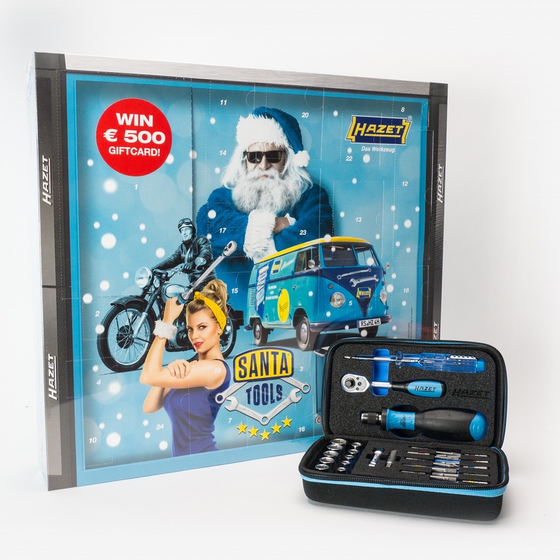 Hazet Santa Tools Advent Calendar, 2019