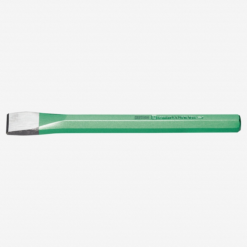 Heyco Stone Chisel with Non-spreading Safety Head, Hex Shaft, 125mm
