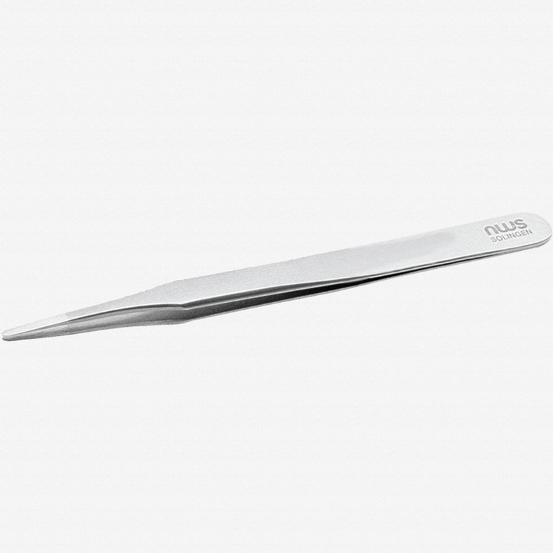 NWS Electronic Tweezer with Straight Rounded Tips, 4.7"