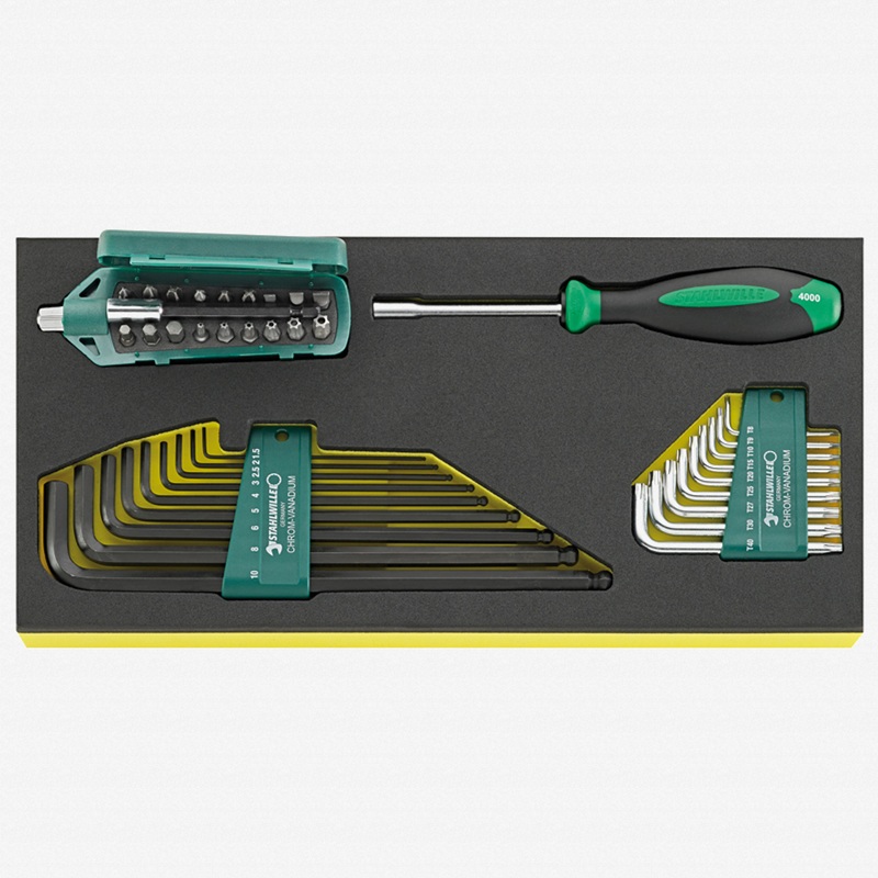 Stahlwille TCS 1201/4000/10766/38 Offset screwdrivers in TCS inlay