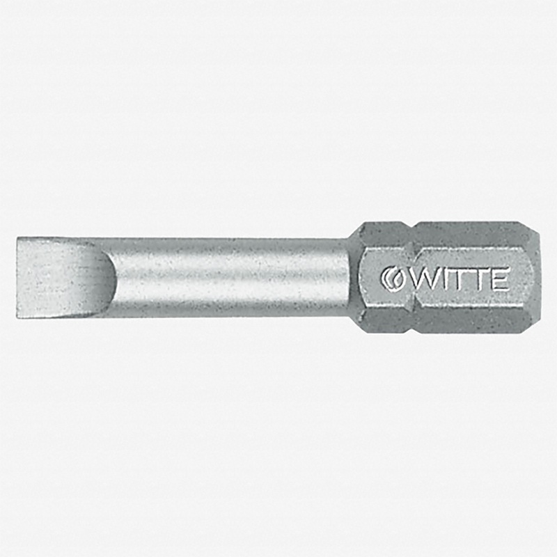 Witte Pro Slotted Bit, 5/16" Drive, 1.6 x 10 x 41mm