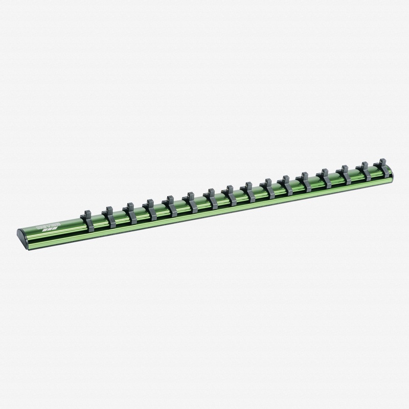 Heyco Magnetic Aluminum Socket Rail - Empty, 1/2" Drive