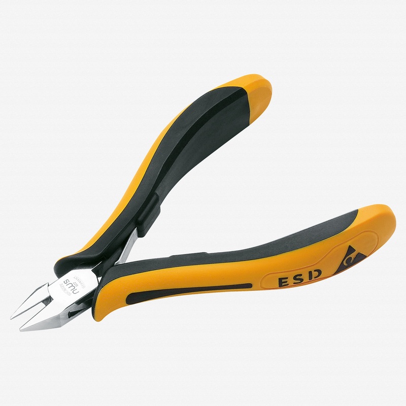 NWS 4.5" ESD Side Cutter - Slim Head - SoftGripp