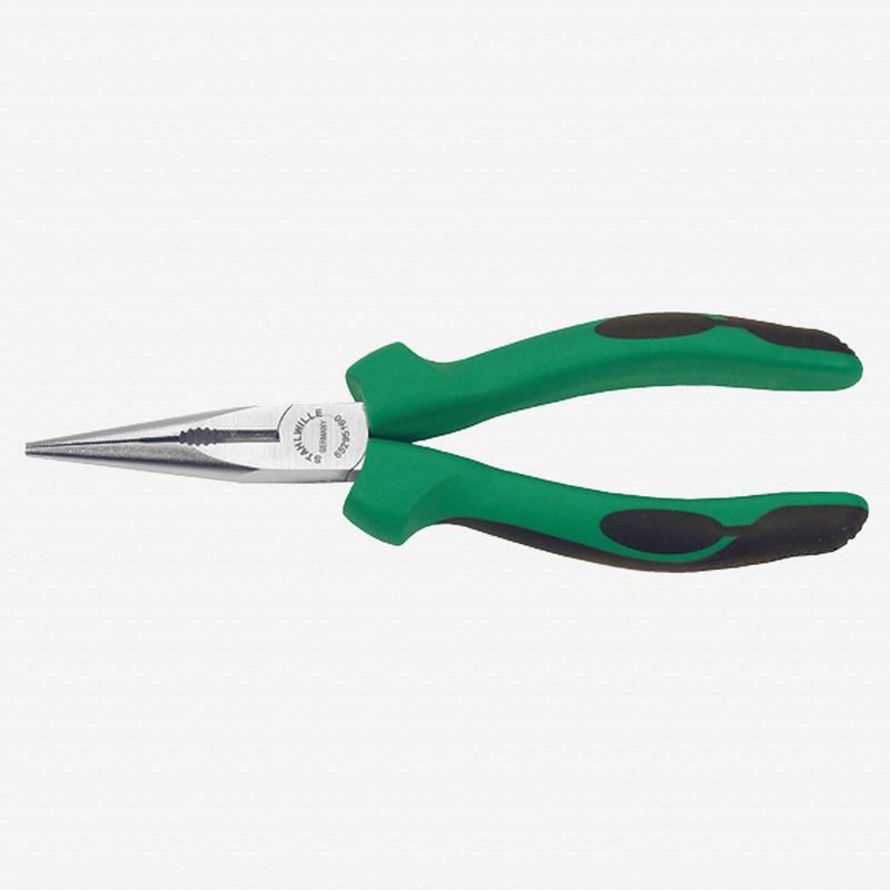 Stahlwille 6529 Snipe Nose Pliers with Cutter (Radio or Telephone pliers), 200 mm, Polished, Multi-component