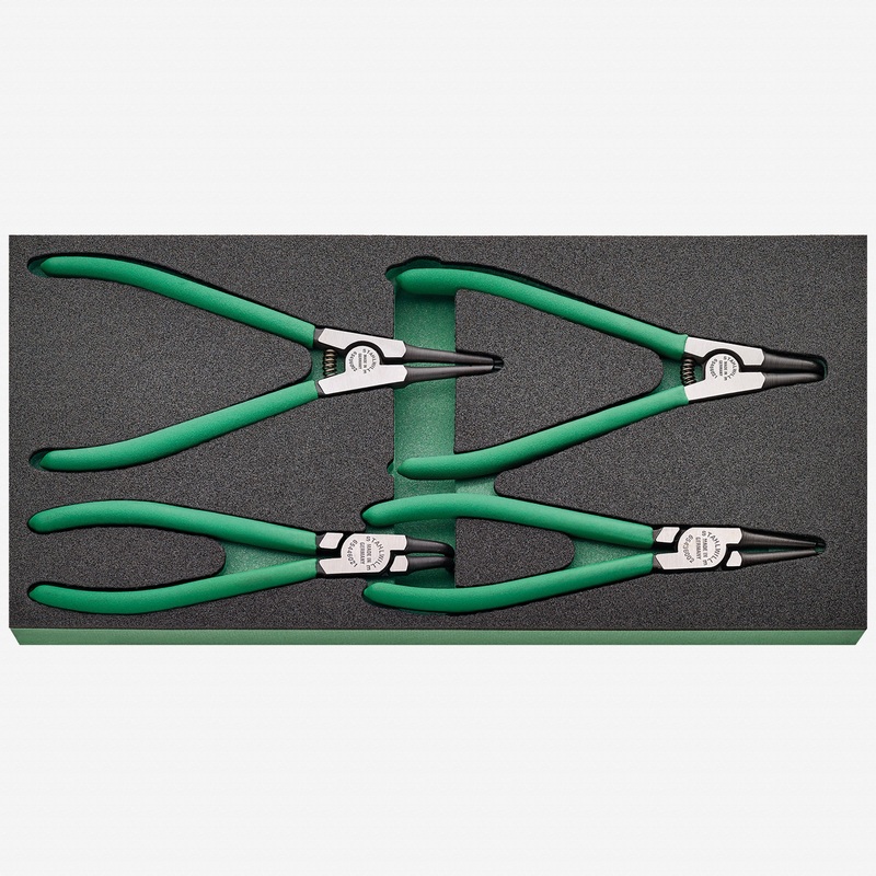 Stahlwille TCS 10 821/4 Circlip Pliers Set in Foam Inlay, 5 Pieces