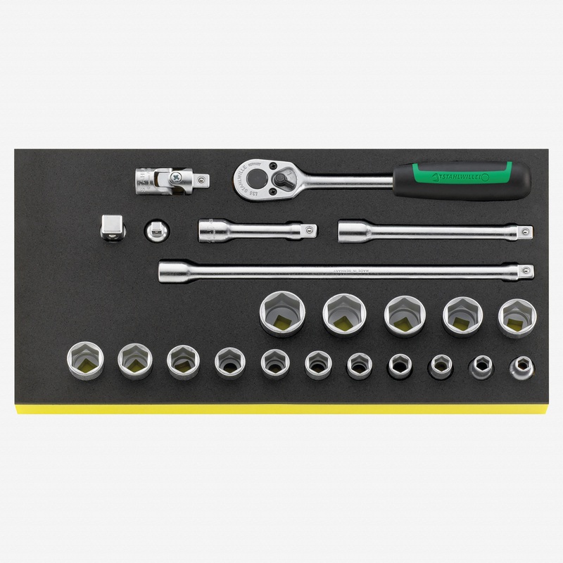 Stahlwille TCS 456/16/7 3/8 tools in TCS inlay