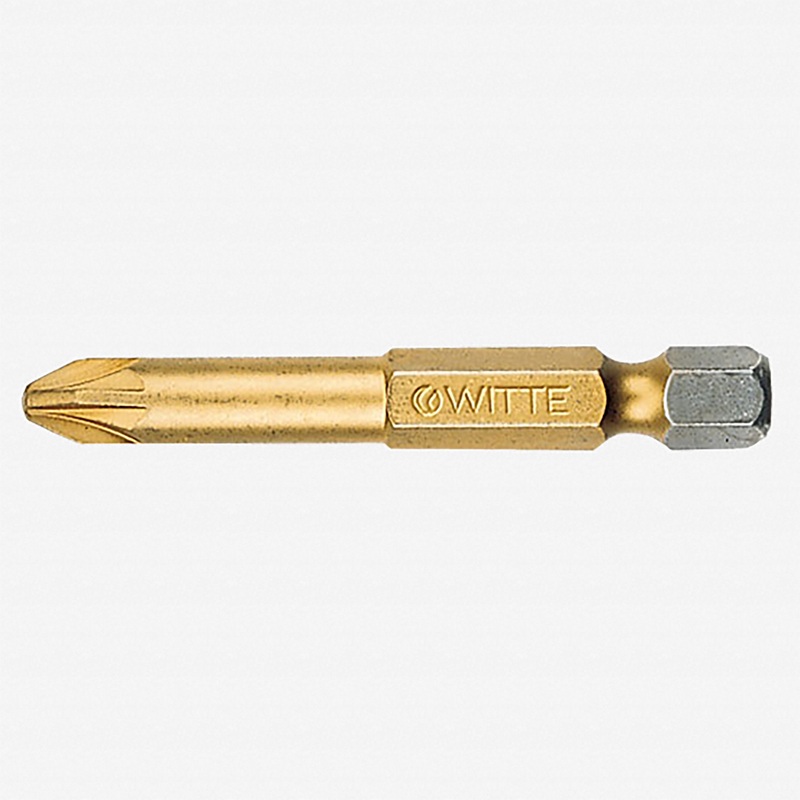 Witte Maxx Titanium-Nitride Pozidriv Bit, #3 x 50mm