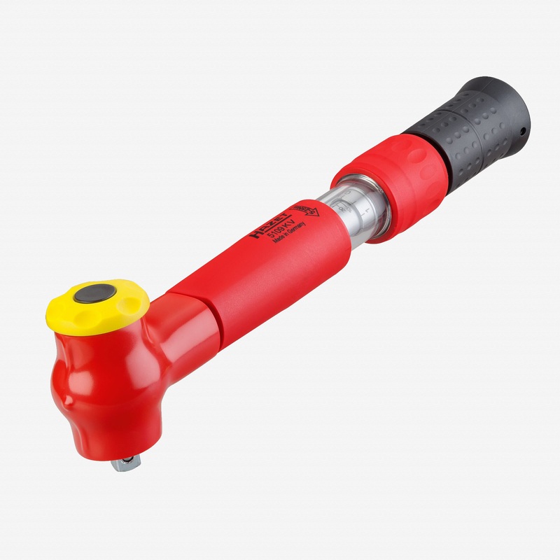 Hazet 5109KV Insulated 3/8" Torque Wrench, 5-25 Nm