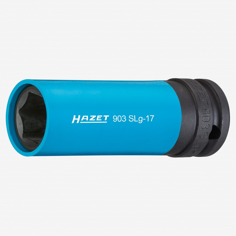 Hazet 903SLG-17 Impact socket (6-point) 17mm x 1/2" Lug Nut Impact Socket with Plastic Sleeve
