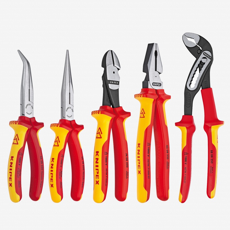 Knipex Insulated VDE Pliers Set, 5 Pieces