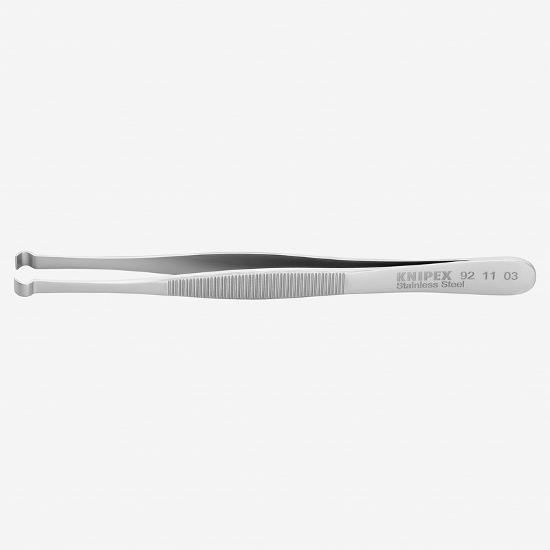 Knipex Stainless Steel Positioning Tweezers, 4.75"