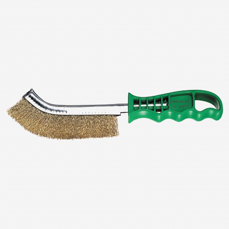 Stahlwille 12377 Brass Coated Steel Bristle Wire Brush