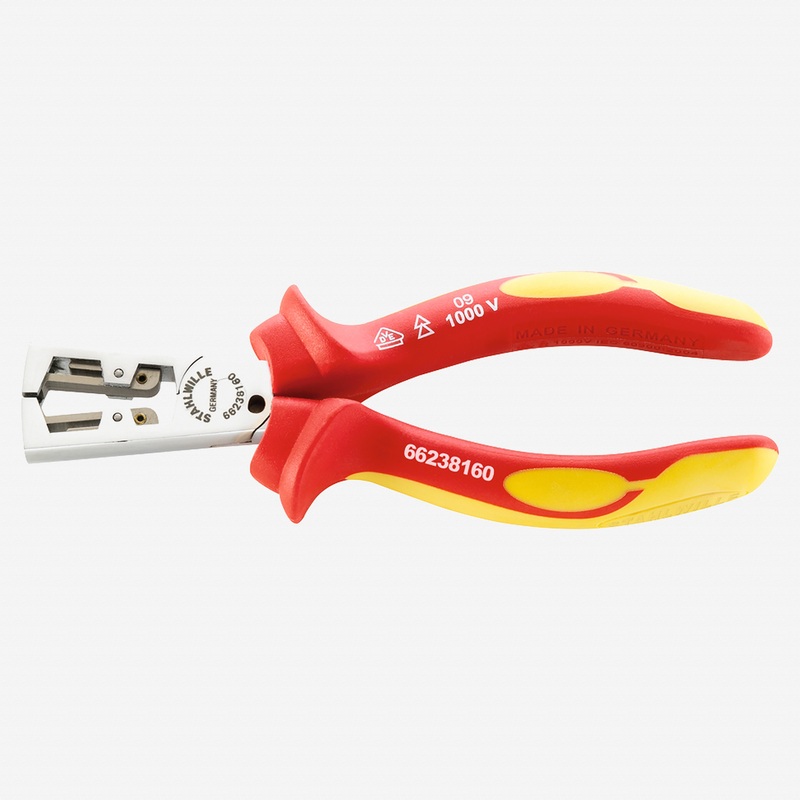 Stahlwille 6623 VDE Wire Stripping Pliers, 160 mm