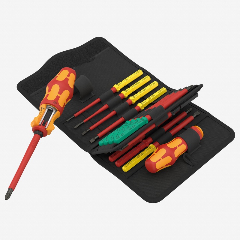 Wera 006618 Kraftform Kompakt VDE 17 RA 1 Set, 17 Pieces